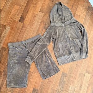 Vintage Juicy Couture  terry short set XL